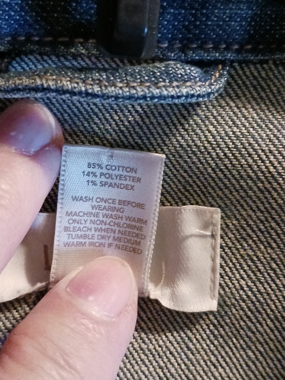 Blue Jean Jacket Button-up - Picture 8 of 10